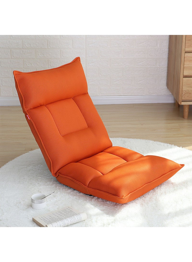 Floor Chair Lazy Sofa Adjustable Padded Folding Chair with Back Support and Backrest Comfortable Chair