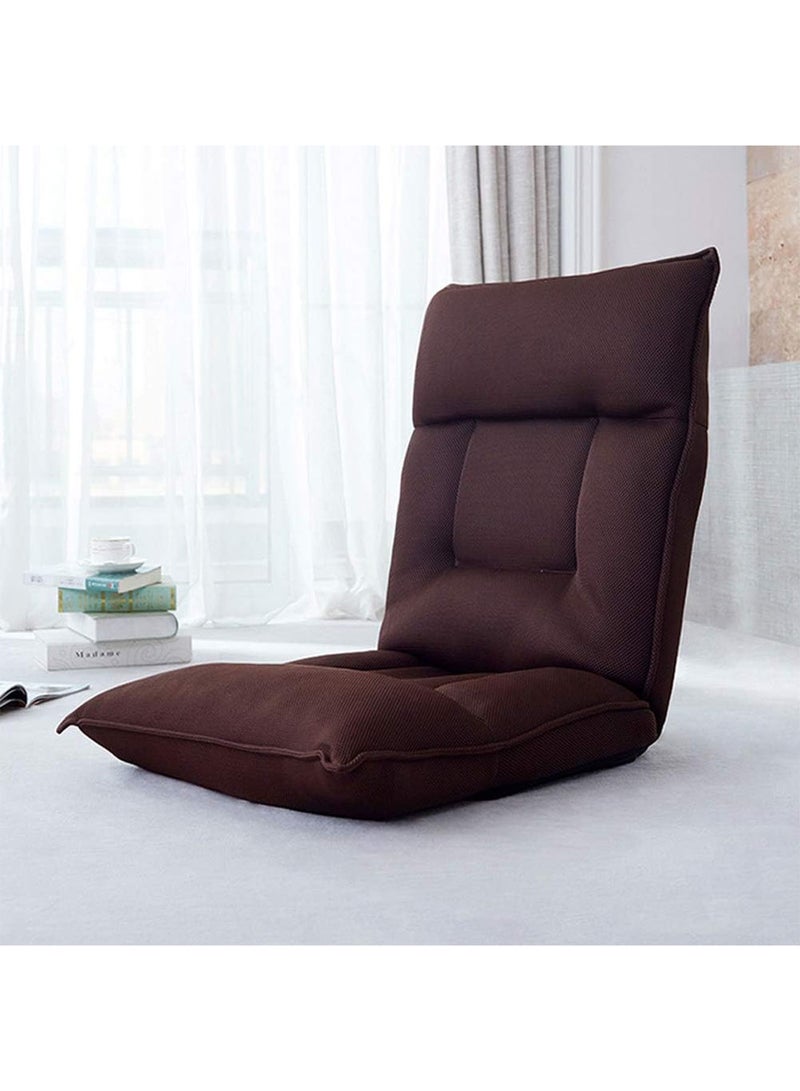 Floor Chair Lazy Sofa Adjustable Padded Folding Chair with Back Support and Backrest Comfortable Chair