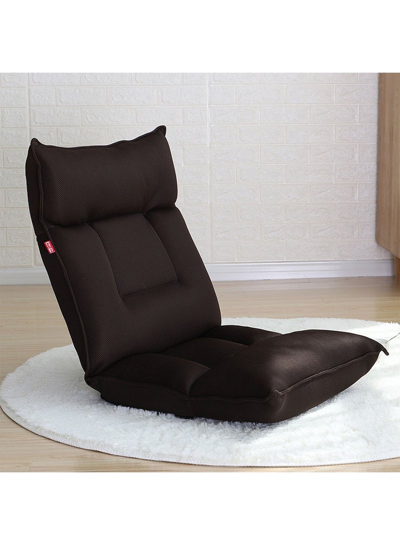 Floor Chair Lazy Sofa Adjustable Padded Folding Chair with Back Support and Backrest Comfortable Chair