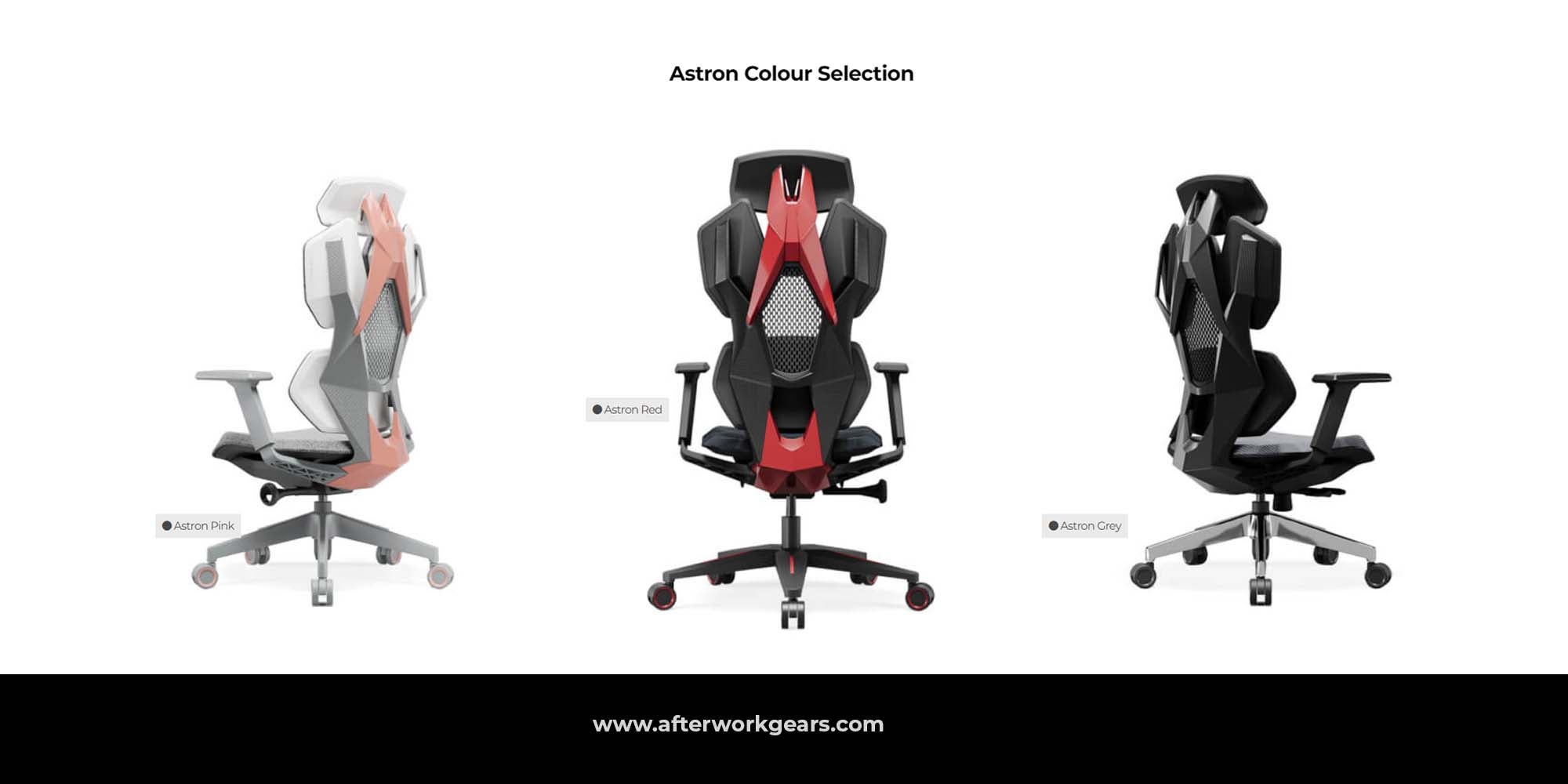 Astron Gaming Chair - Premium Ergonomic Gaming Chair with Multi-Functional Mechanism, Headphone Hanger, Carbon Fiber Textured Frame and Adaptive Shoulder & Lumber Support (Red)