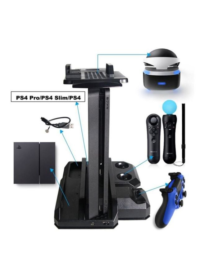 Multifunction Wired Fan Cooling Stand For PlayStation 4 (PS4)
