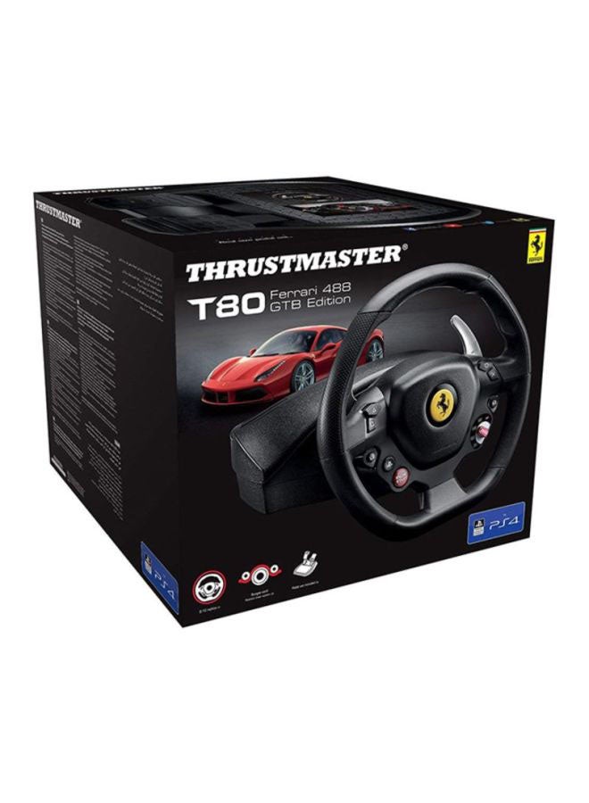 Thrustmaster T80 Ferrari 488 GTB with Pedals (PS5,PS4,PC)