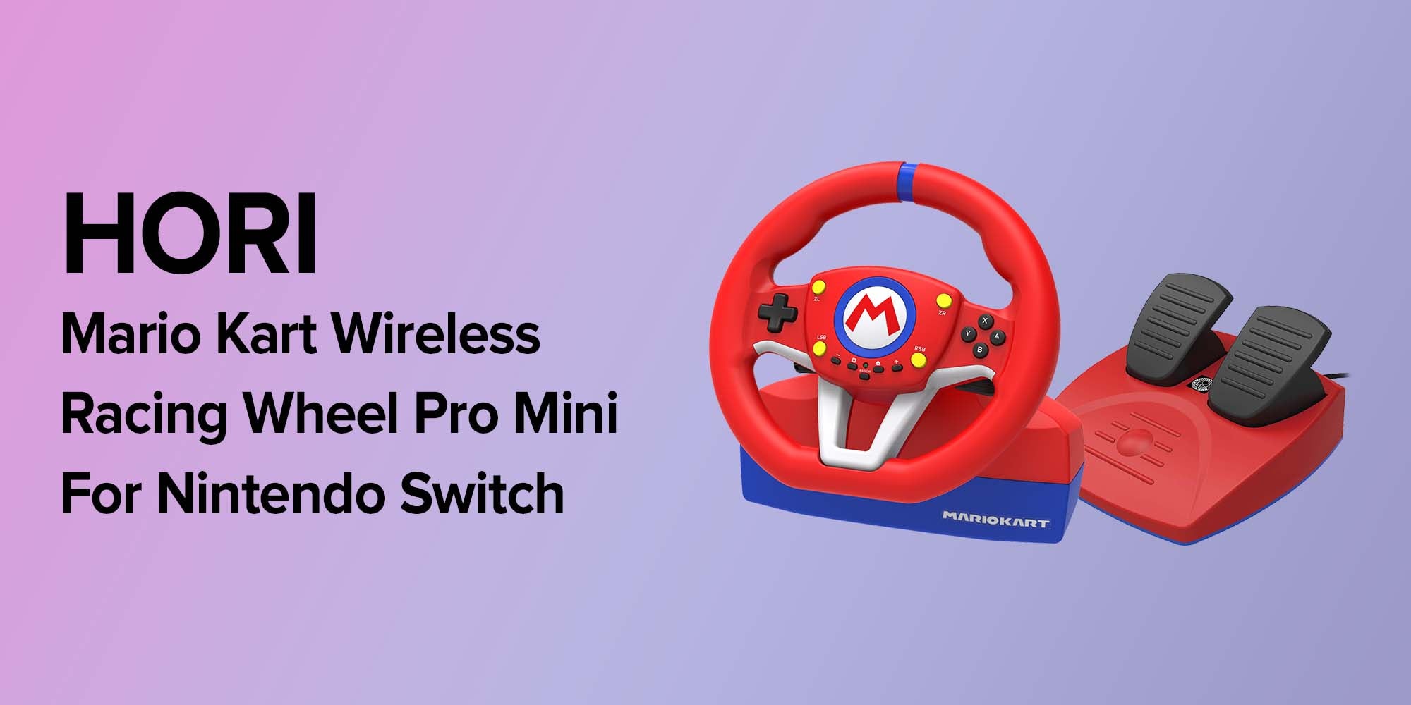 Mario Kart Wireless Racing Wheel Pro Mini For Nintendo Switch