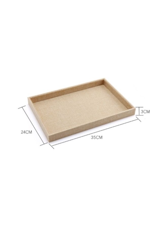 Wooden Rectangular Organizer Tray