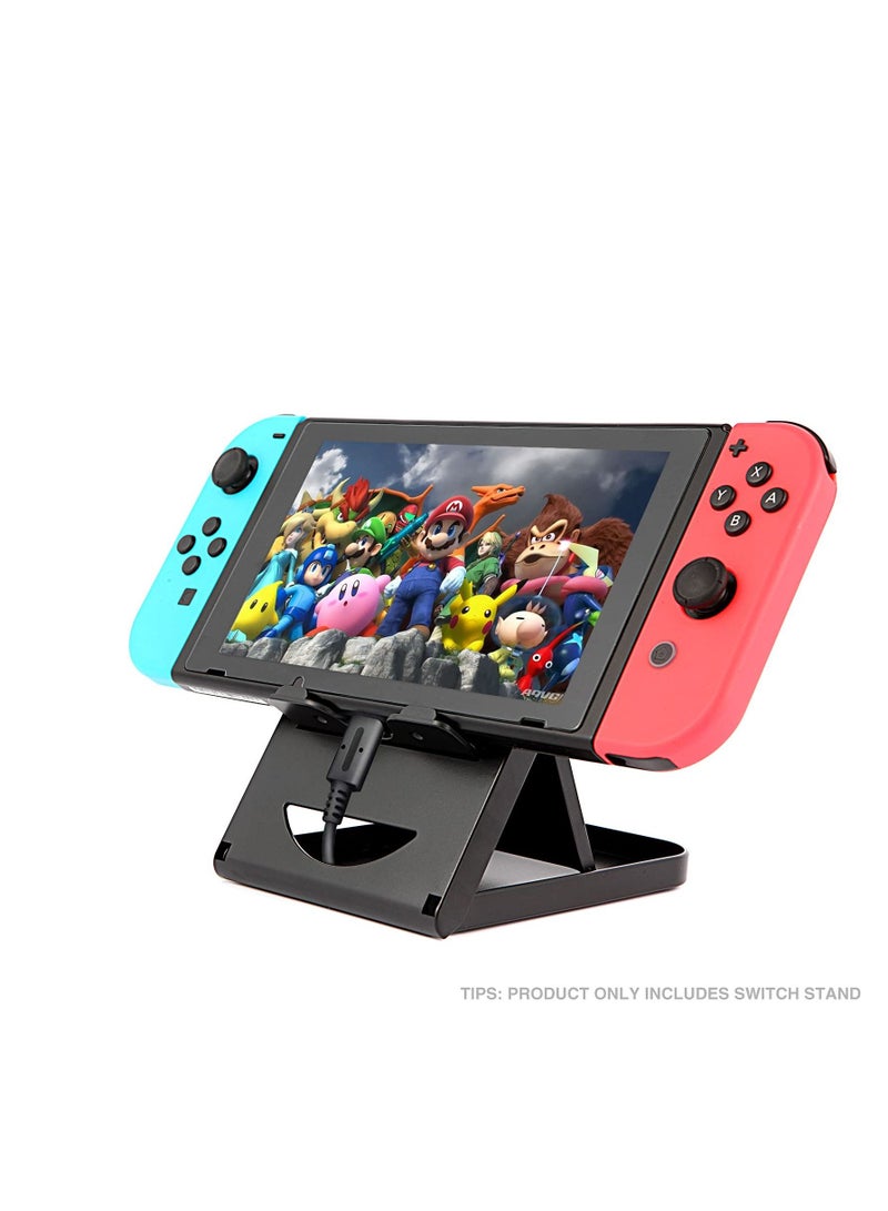 Fit for Nintendo Switch Stand/ for Switch LITE Stand Foldable Adjustable and Portable table play stand for N-switch console playing and charging Compatible with for ipad/ for Mini/ for iPad Pro Air