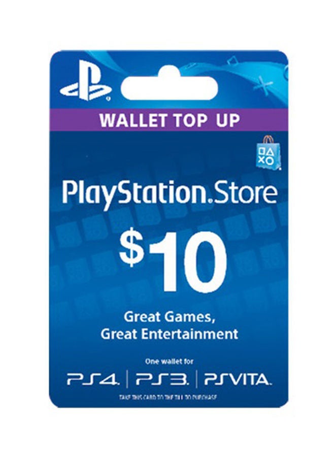 PlayStation Network Card - $10