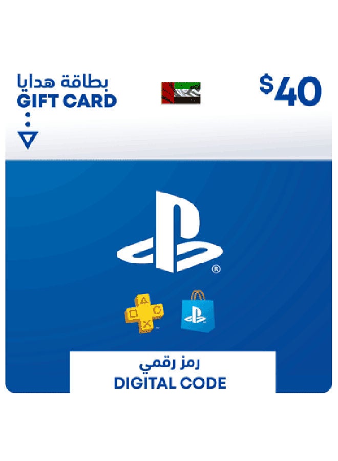 12 Hours Delivery Playstation Network - 40 USD Wallet Top-Up UAE (Delivery via SMS/WhatsApp)