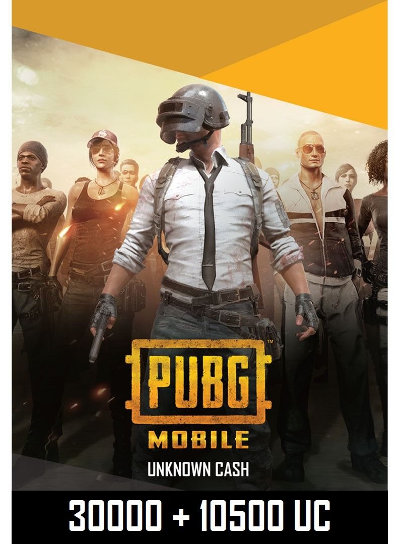 PUBG Mobile 30000 with 10500 UC Global - Digital Code (Delivery via SMS/WhatsApp)