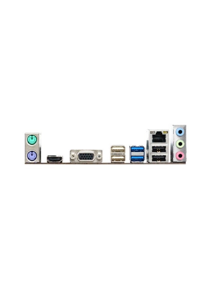 Biostar H310MHP 3.0 Ver. 7.0 Micro ATX Intel Motherboard, Socket 1151, Intel H310 Chipset, Supports GbE LAN, Supports Dual Channel DDR4 32GB, 2 x PCIe 2.0 Slot, HDMI, USB3.2