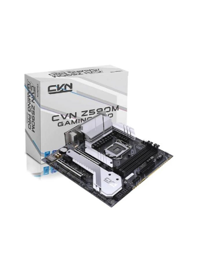 Colorful CVN Z590M Gaming Pro V20 M-ATX Motherboard, Intel Z590 Chipset, LGA 1200 Socket, Supports Max. 64GB DDR4, Provides 10/100/1000Mb Ethernet, PCIe 4.0, SATA3 / M.2, 2.5GbE, USB 3.2 | Z590M