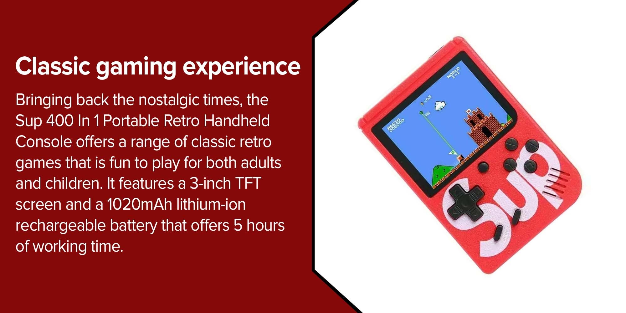 400 In 1 Portable Retro Handheld Console