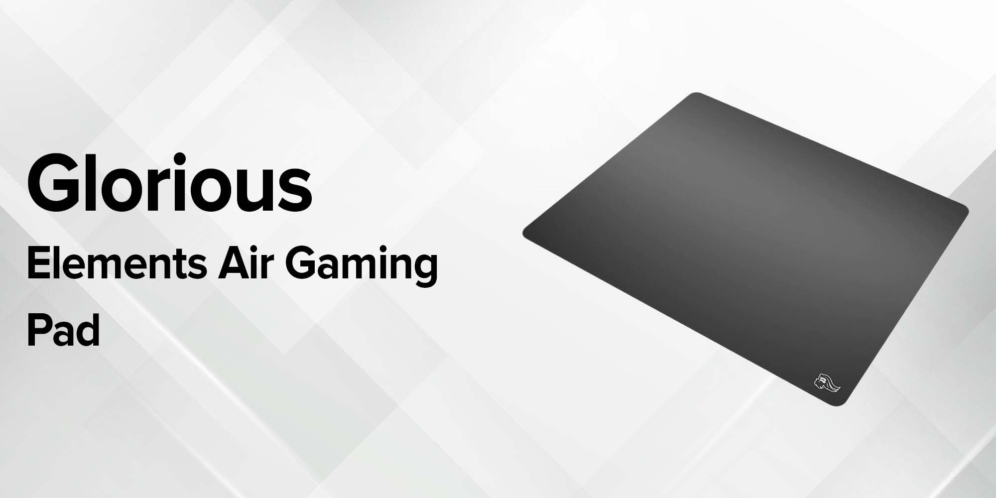 Glorious Elements Air Mousepad - XL Hard and Ultra Thin Polycarbonate Flexible Surface Large Gaming Mouse Pad 15