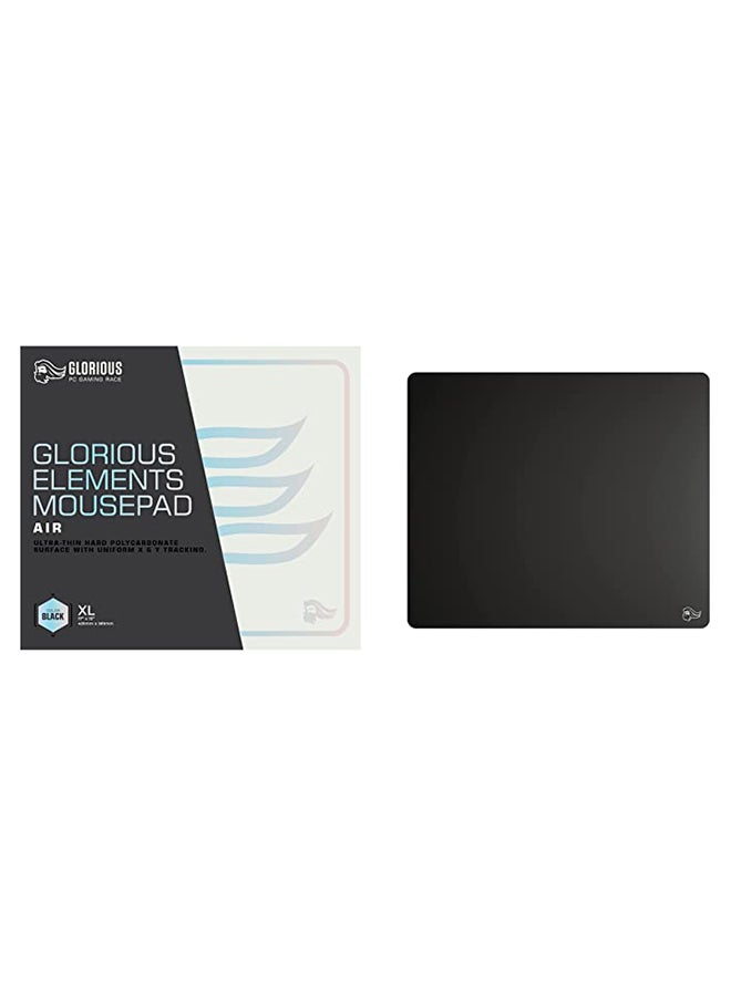 Glorious Elements Air Mousepad - XL Hard and Ultra Thin Polycarbonate Flexible Surface Large Gaming Mouse Pad 15