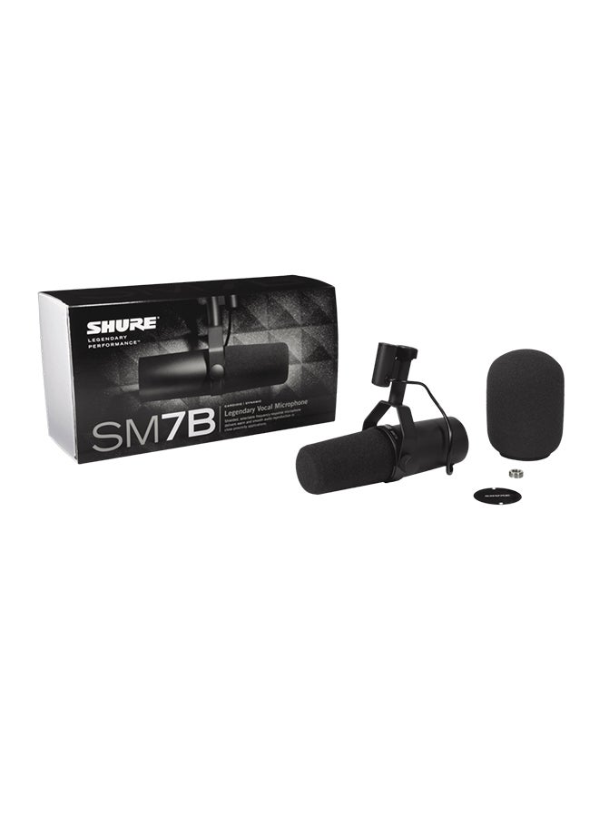 Cardioid Dynamic Vocal Microphone SM7B Black