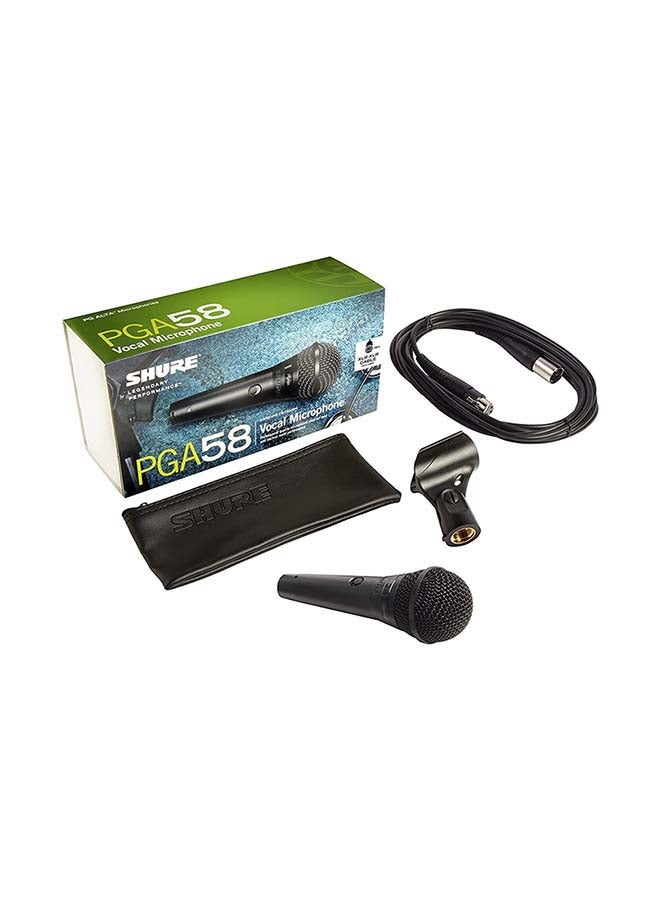 Cardioid Dynamic Vocal Microphone PGA58-XLR-E Black