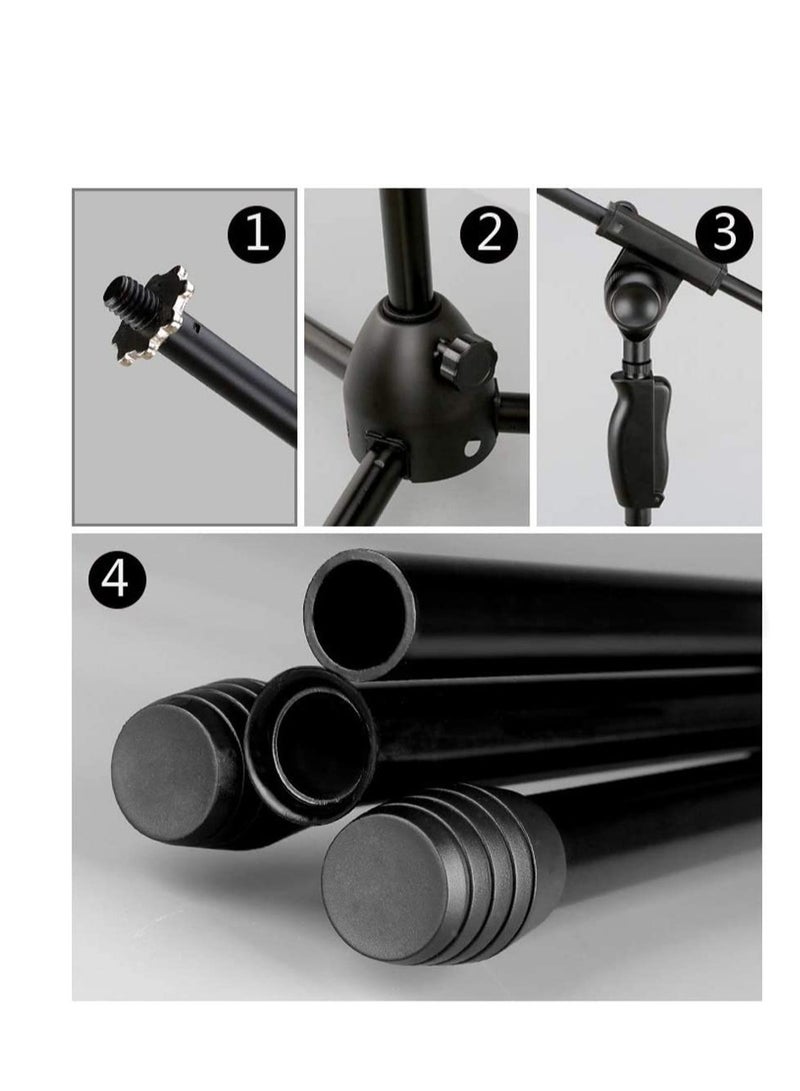 Air pressure microphone stand