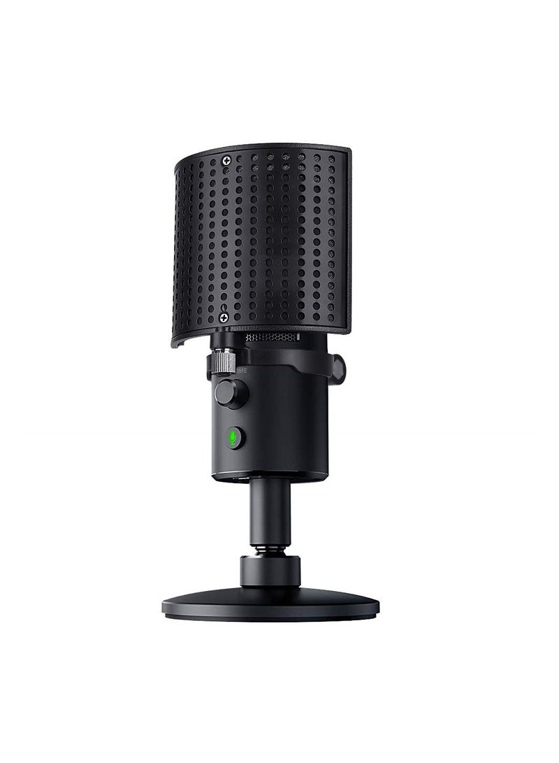 for Razer Seiren X Mic Pop Filter, Three Layers Filter Microphone Wind Pop Screen Mask Shield For Razer Seiren X Mic to Improve Sound Quality