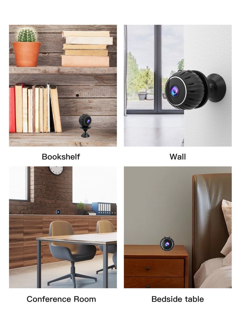 X10 HD Infrared Night Vision Mini WiFi Camera With Base Wireless Remote Monitoring Motion Detection Alarm Mini Camera