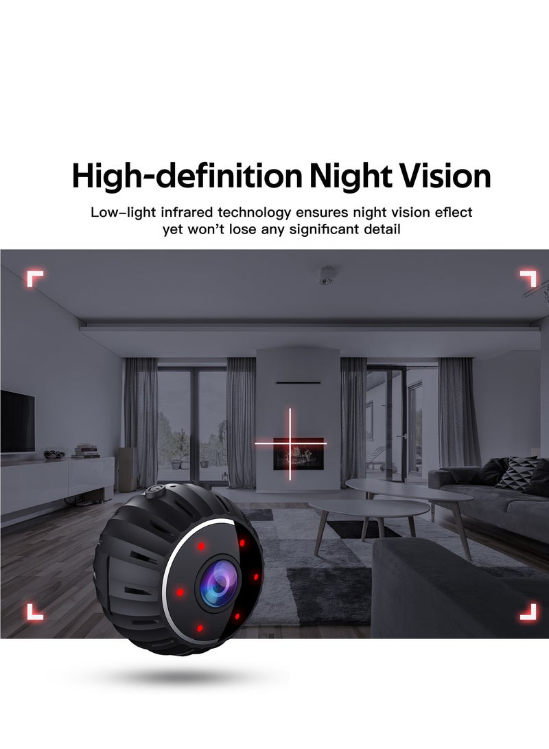 X10 HD Infrared Night Vision Mini WiFi Camera With Base Wireless Remote Monitoring Motion Detection Alarm Mini Camera