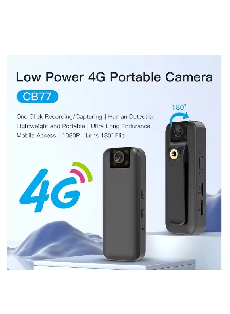 Mini 4G Cameras 8h Continuous Recording Cloud Storage Small Portable Battery Camera