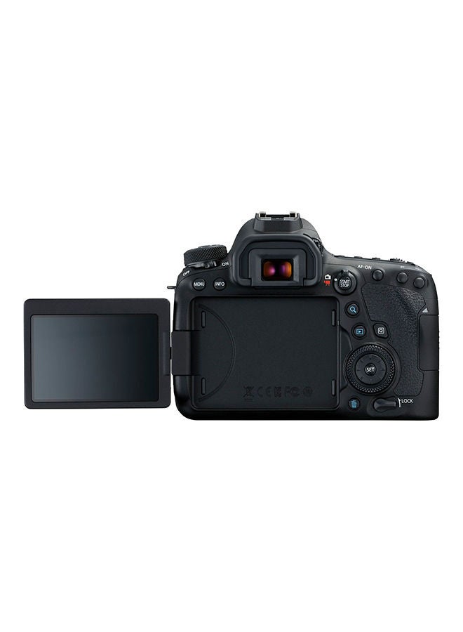 EOS 6D Mark II DSLR Body 26.2MP With LCD Touchscreen, Built-In Wi-Fi, NFC, Bluetooth And GPS Geotagging Technology Black
