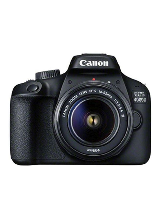 EOS 4000D DSLR With EF-S 18-55mm F/3.5-5.6 III Lens 18MP Built-In Wi-Fi Black