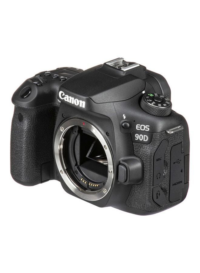 EOS 90D DSLR Camera - Body Only 32.5 MP, LCD Touchscreen, Built-In Wi-Fi, Bluetooth And NFC Black