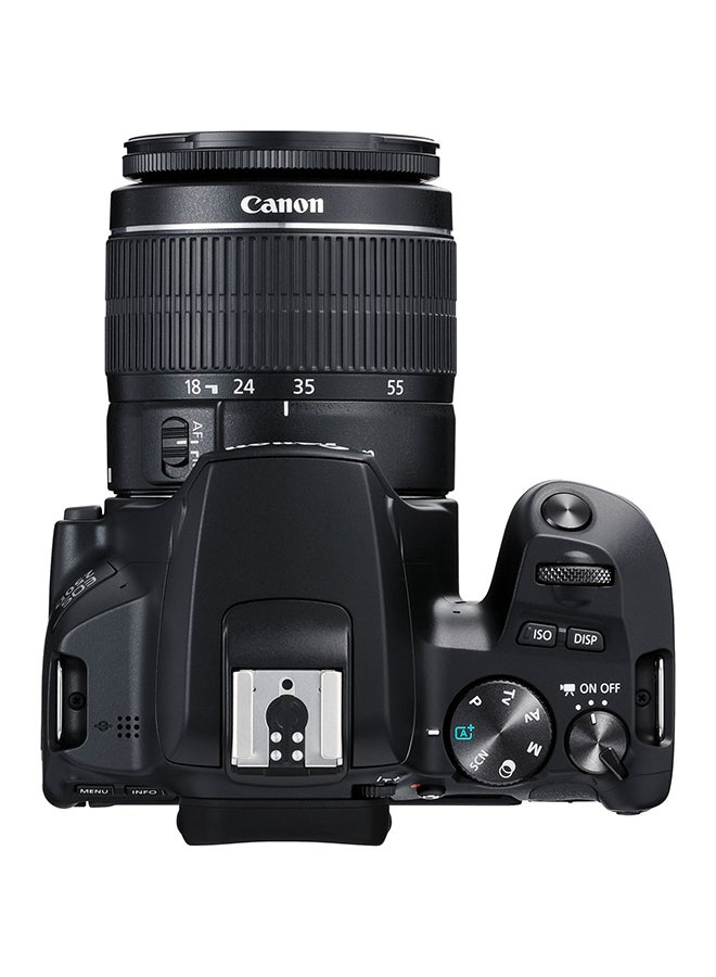 EOS 250D DSLR Camera With EFS 18-55 DC III Lens 24.1 MP APS-C Sensor 5 FPS Vari-Angle Touchscreen 4K Movies Wi-Fi Bluetooth