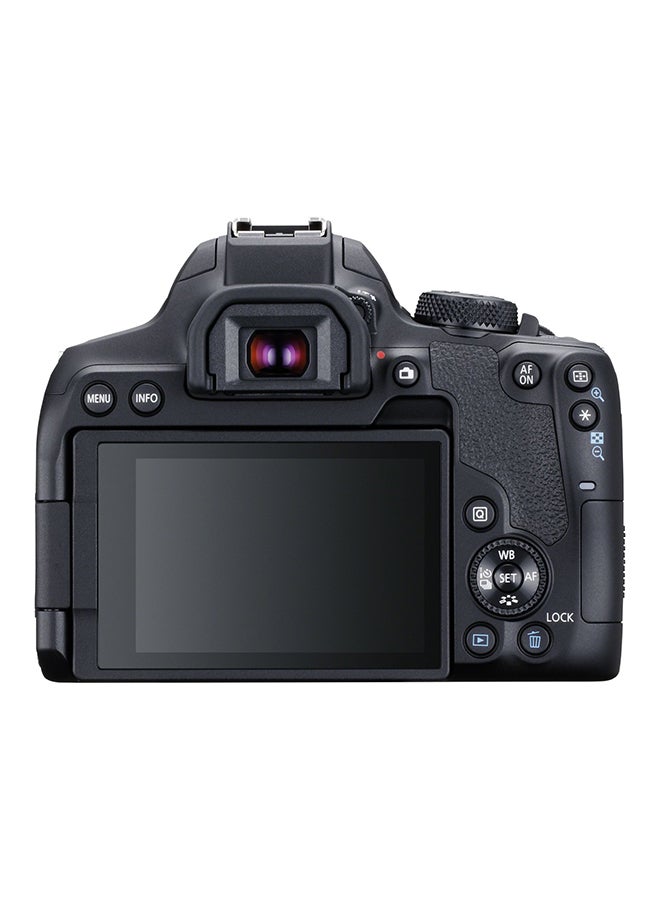 EOS 850D DSLR Camera، With EF-S 18-55mm IS STM Lens، 24.1 MP، APS-C Sensor، Dual Pixel CMOS، Bluetooth، Wi-Fi، 4K Movies، Vari-Angle Touchscreen