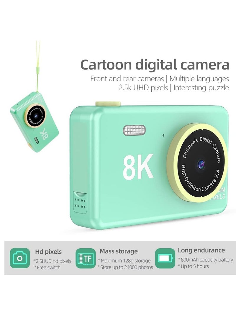 Digital Camera For Kids Girls Boys Teens 48MP Kids Camera With 32GB SD Card Full HD 1080P Cameras Rechargeable Mini Camera Educational Toys Camera Kids Toys 2.4