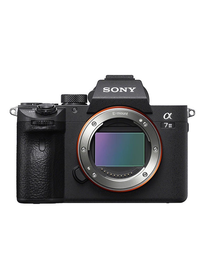 Alpha A7 Iii Full-Frame Professional Camera 35Mm Sensor With Sel2870 Interchangeable Lens, 24.2 Megapixels - Black (Ilce-7M3K)