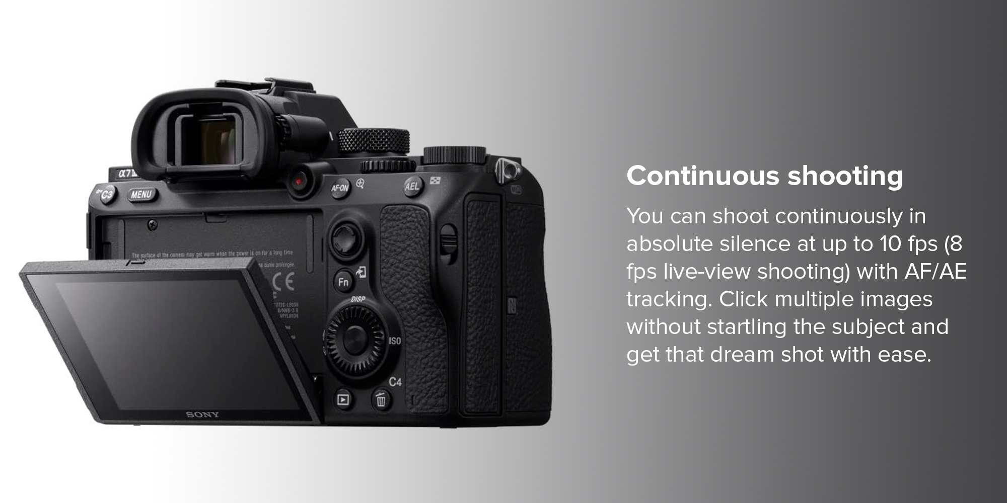 Alpha A7 Iii Full Frame Mirrorless Camera 35Mm Full-Frame Cmos Sensor With Back-Illuminated Design, Ilce7M3 - Black, Body Only