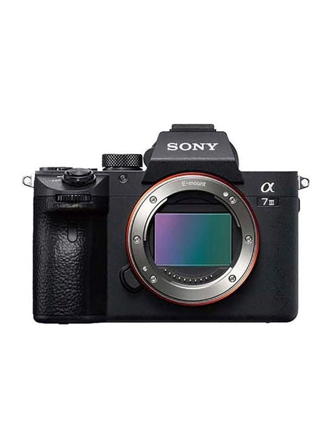 Alpha A7 Iii Full Frame Mirrorless Camera 35Mm Full-Frame Cmos Sensor With Back-Illuminated Design, Ilce7M3 - Black, Body Only