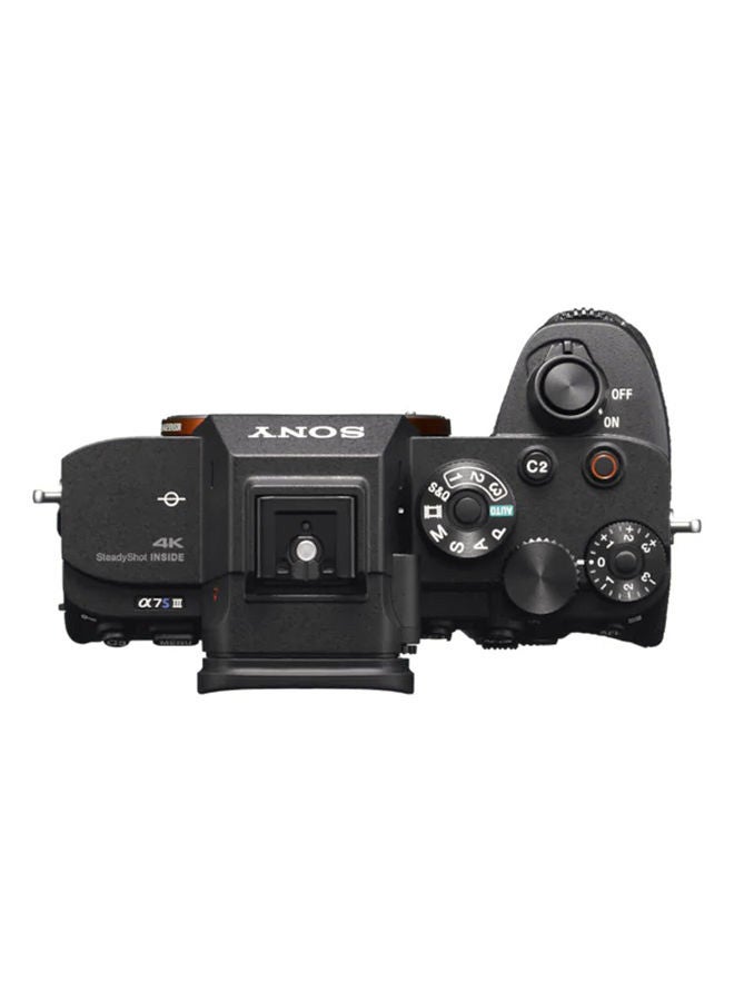 Alpha 7Sm3 Mirrorless Full Frame Digital Camera With Pro Movie And Still Capability, 12.1 Mega Pixels Back-Illuminated Exmor R Cmos Image Sensor, Ilce-7Sm3, Body Only, Black