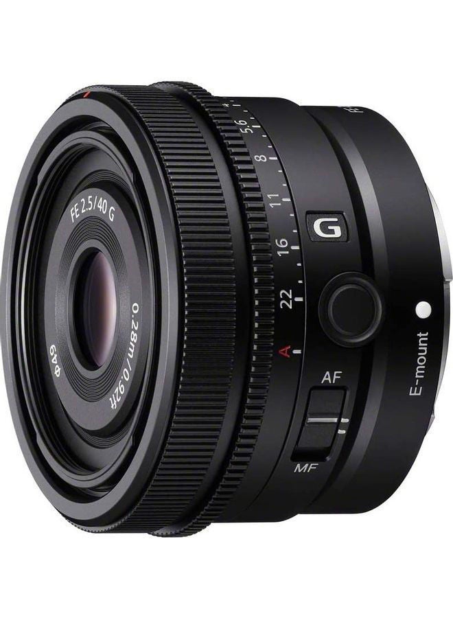 Sel40F25G | Vollformat Fe 40Mm F 2.5 G - Premium Serie Objektiv Mit Festbrennweite