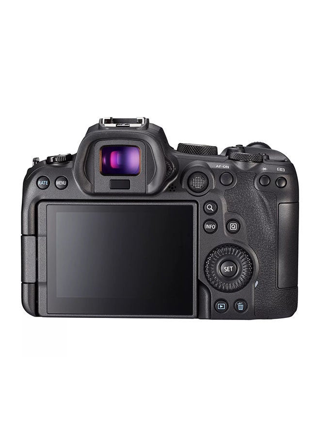 EOS R6 Mirrorless Camera Body with RF24-105mm F4-7.1 IS STM Lens Kit، Full-frame، 20 MP، Up to 8-stop in Body IS، 20 fps، 4K 60p Movies، Bluetooth & Wi-Fi، Max ISO 102،400