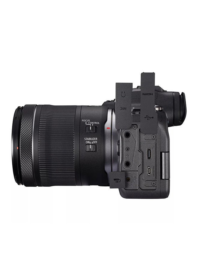 EOS R6 Mirrorless Camera Body with RF24-105mm F4-7.1 IS STM Lens Kit، Full-frame، 20 MP، Up to 8-stop in Body IS، 20 fps، 4K 60p Movies، Bluetooth & Wi-Fi، Max ISO 102،400