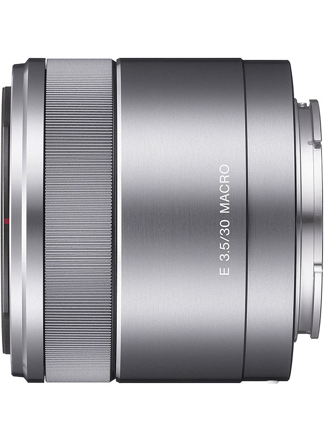 30mm f/3.5 E-mount Macro Fixed Lens SEL30M35 Silver