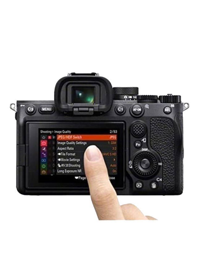 Alpha 7 IV Full-Frame Mirrorless Interchangeable Lens Camera, 33 Mega Pixel Full-Frame Back-Illuminated Exmor R CMOS Image Sensor, ILCE-7M4K, with 28-70mm Zoom Lens