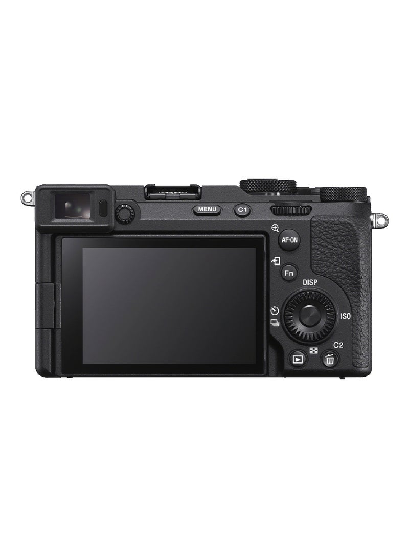 Alpha 7CR ILCE-7CR Black | High Resolution Compact Full-frame Camera, Body Only, 1 Year Warranty