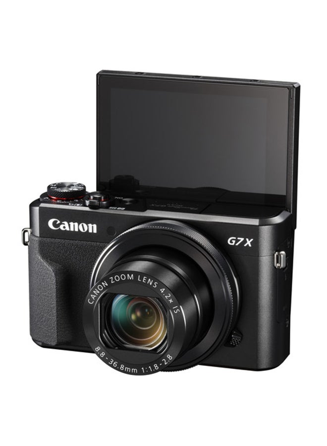 PowerShot G7 X Mark II Point And Shoot Camera 20.1MP 4.2x Zoom With Tilt Touchscreen, Built-In Wi-Fi And NFC Black