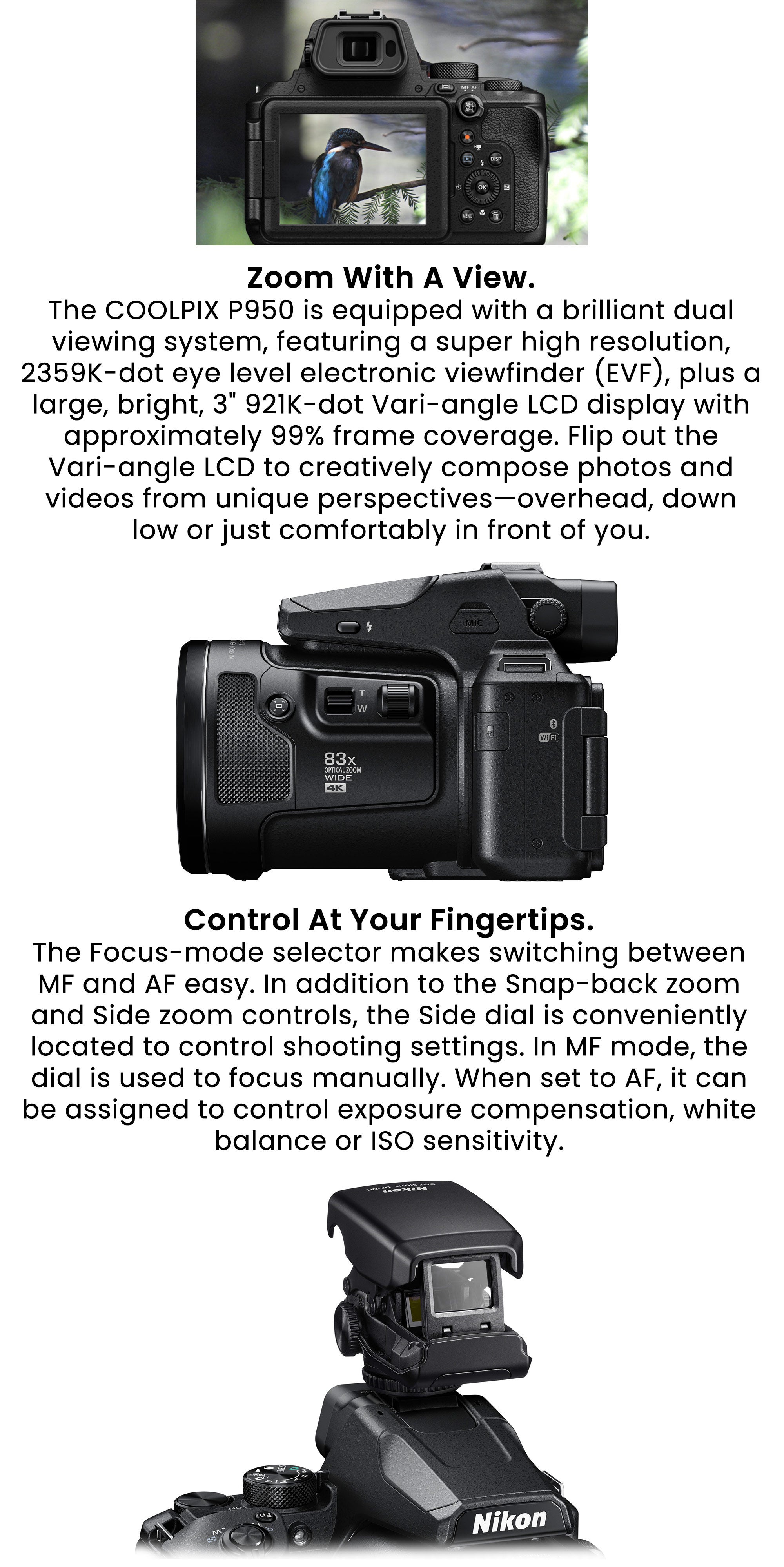 Coolpix P950 Point And Shoot Camera