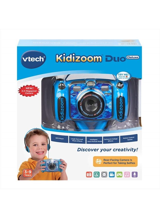 Kidizoom Duo 5.0 Deluxe Digital Selfie Camera with MP3 Player and Headphones, Blue