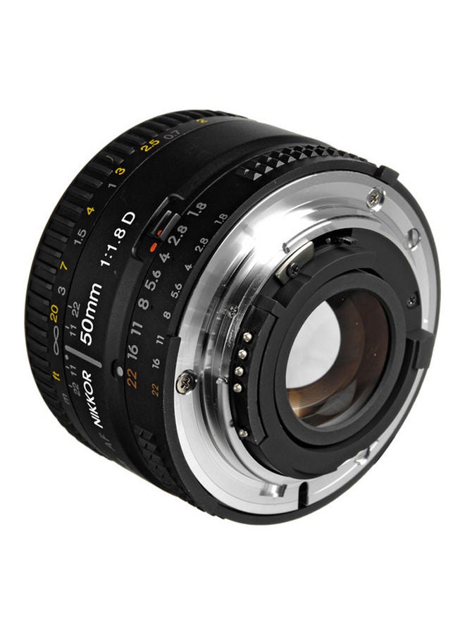 AF Nikkor 50mm f/1.8D Lens For Nikon Black