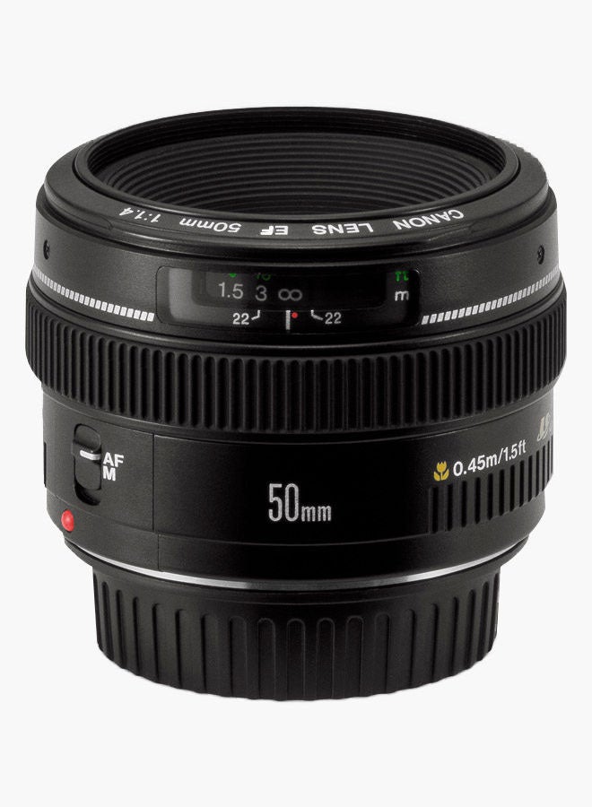 EF 50mm f/1.4 USM Lens، Standard Prime Lens، Enthusiast level، For any Field of Photography Black