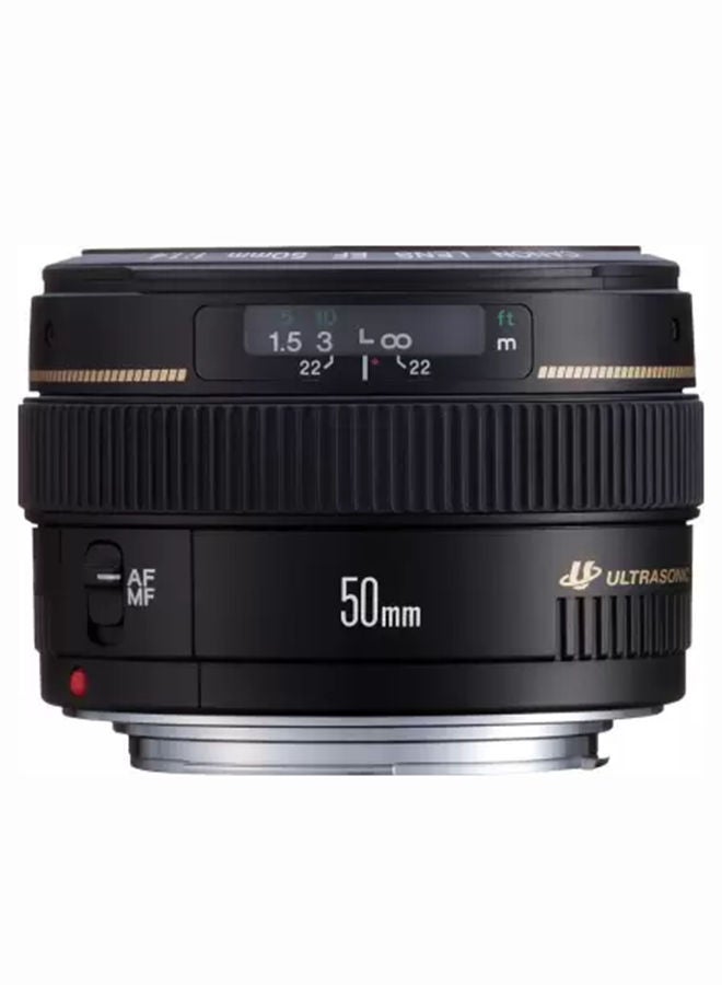 EF 50mm f/1.4 USM Lens، Standard Prime Lens، Enthusiast level، For any Field of Photography Black