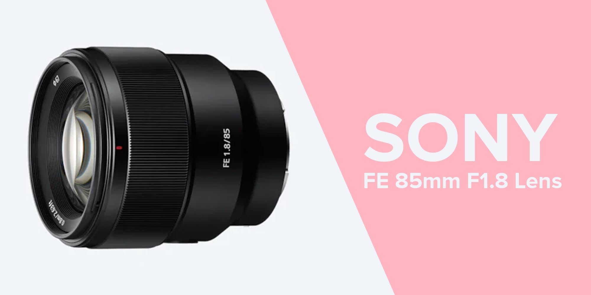 SEL85F18 85mm F/1.8-22 Medium-Telephoto Fixed Prime Camera Lens, Black Black