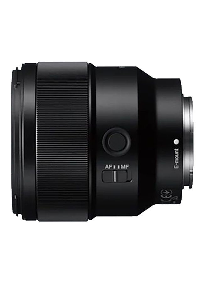 SEL85F18 85mm F/1.8-22 Medium-Telephoto Fixed Prime Camera Lens, Black Black