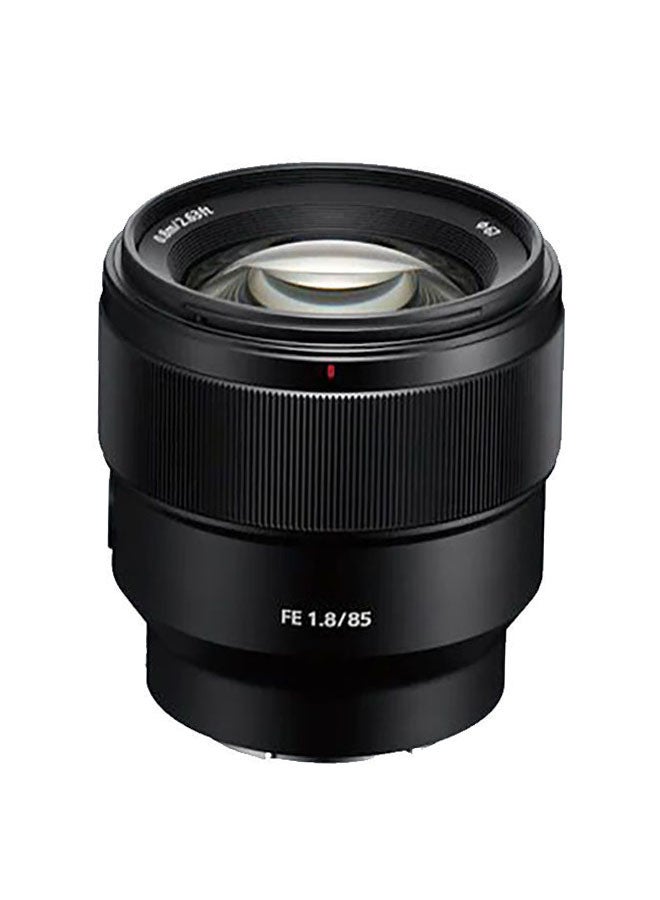 SEL85F18 85mm F/1.8-22 Medium-Telephoto Fixed Prime Camera Lens, Black Black