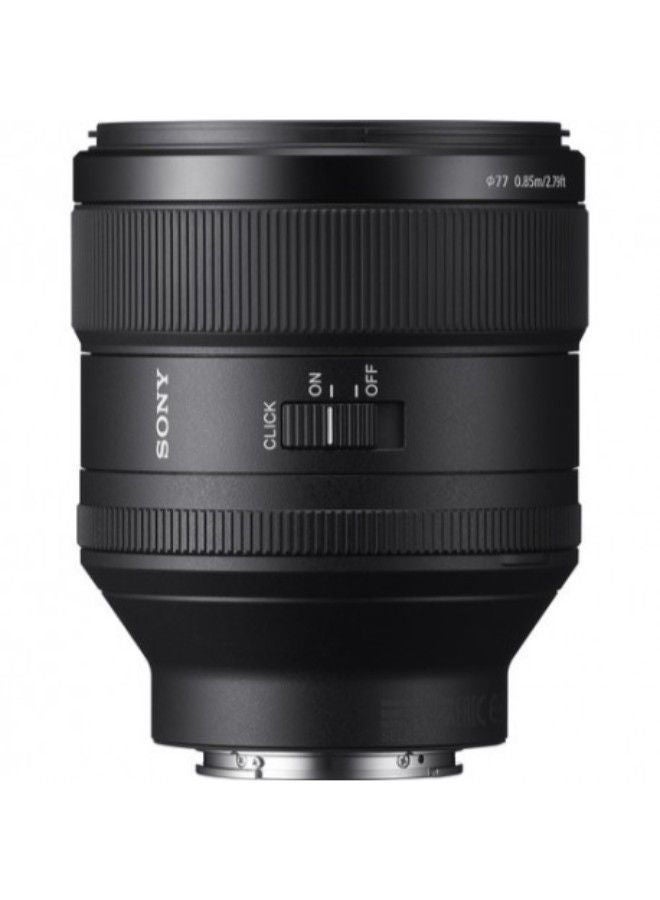 FE 85mm f/1.4 GM Lens Black